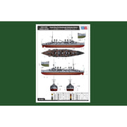 Hobby Boss 86504 1/350 French Navy Pre-Dreadnought Battleship Voltaire