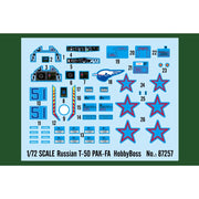 Hobby Boss 87257 1/72 Russian T-50 PAK- FA
