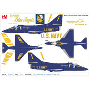 Hobbymaster HA1438 1/72 A-4F Blue Angels No.1 airplane US Navy 1979 Season