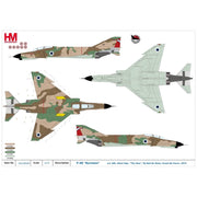 Hobby Master HA19039 1/72 F-4E Kurnass 201st SQN Tel Not AB IAF 1974