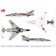 Hobby Master 19043 1/72 McD F-4B Phantom II USN MiG-17 Killer 151398, VF-51 Screaming Eagles, USS Coral Sea , May 1972