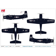 Hobby Master HA2918 1/72 Douglas AD-3 Skyraider VMA-121 US Marines Korean War