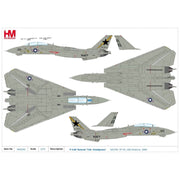 Hobby Master 5242 1/72 Grumman F-14A Tomcat USN VF-33 Starfighters, AB201, Dale Snodgrass, USS America, 1990