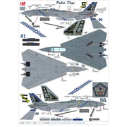 Hobby Master 5243 1/72 Grumman F14B Tomcat US Navy, OEF 163220, VF-143 Pukin Dogs, 2002