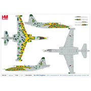 Hobby Master HA6106 1/72 Su-25K Frogfoot Czechoslovak AF Zatec Airbase 1992