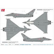 Hobby Master HA6616b 1/72 Eurofighter Typhoon FGR4 ZK301/D 1435 Flight RAF Mount Pleasant Falkland Islands 2015 (with Air to Air Missiles and Paveway IV Bombs x 4)