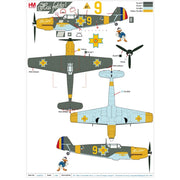 Hobby Master HA8721 BF 109E-3 Hai Fetito No.9, Lt. loan di Cesare, Grupul 7 Romanian Air Force Karpovka-Stalingrad November 1941