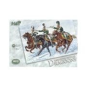 HAT 8012 1/72 Napoleonic Russian Dragoons. 12 mounted figures. Early style helmet.