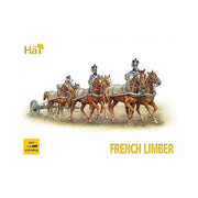 Hat 8105 1/72 Napoleonic French 6 Horse Limber Team x 3 Plastic Model Kit