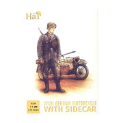 HAT 1/72 WWII German Motorcycle and Sidecar