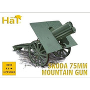 HAT 8244 1/72 WW1 Skoda 75mm Guns 4pc