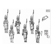 HAT 9313 1/32 Bavarian Infantry Marching