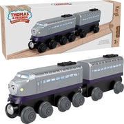 Fisher-Price HBK16 Thomas and Friends Wooden Railway Kenji Engine and Car