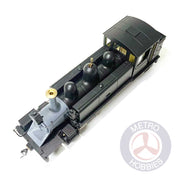 Haskell On30 VR NA Class Puffing Billy Locomotive Black with Original Smoke Stack