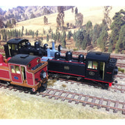 Haskell On30 VR NA Class Puffing Billy Locomotive Black with Modern Smoke Stack