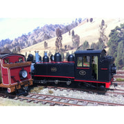 Haskell On30 VR NA Class Puffing Billy Locomotive Black with Red Handrails