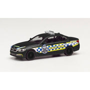 Herpa 96089 1/87 BMW 5 Series Limousine Victorian Highway Police Black