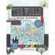 HarperCollins The World Map by Tania McCartney 252pc Jigsaw Puzzle