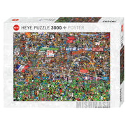 Heye 29205 Alex Bennett Football History Jigsaw Puzzle 3000pc