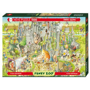 Heye Funky Zoo Jurassic Habitat Puzzle 1000pc