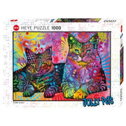 Heye Jolly Pets Devoted 2 Cats Puzzle 1000pc