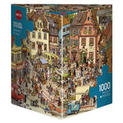 Heye 29884 Doro Gobel and Peter Knorr Market Place 1000pc Jigsaw Puzzle