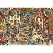 Heye 29884 Doro Gobel and Peter Knorr Market Place 1000pc Jigsaw Puzzle