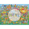 Heye 29936 Doodle Village Burgerman 1000pc Jigsaw Puzzle
