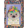 Heye 29952 Floral Friends Hedgehog 500pc Jigsaw Puzzle