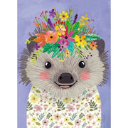 Heye 29952 Floral Friends Hedgehog 500pc Jigsaw Puzzle