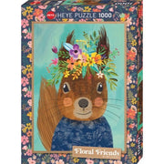 Heye 29953 Floral Friends Squirrel 1000pc Jigsaw Puzzle