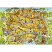 Heye 29639 Funky Zoo African Habitat 1000pc Jigsaw Puzzle
