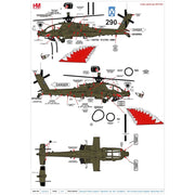 Hobby Master HH1211 1/72 Boeing AH-64D Longbow Tigershark No. 290 1st Battlion 10th Combat Aviation Brigade Afghanistan 2011