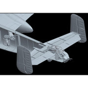 Hong Kong Models 01E037 North American B-25H Mitchell Bomber Gunship over CBI