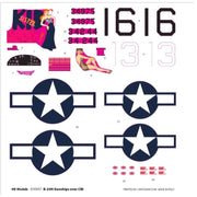 Hong Kong Models 01E037 North American B-25H Mitchell Bomber Gunship over CBI