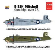 Hong Kong Models 01E037 North American B-25H Mitchell Bomber Gunship over CBI