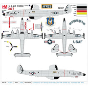 Hobbymaster 9021 1/200 EC-121T Warning Star 54-2307 USAF 79th AEW&C Sqn. Homestead AFB 1978
