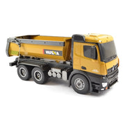 Huina 1573 1/14 2.4G 10CH Dump Truck with Diecast Cab, Buckets and Wheels