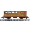 Hornby R40106 OO GNR 4 Wheel Coach Brake 3rd Class Fitted Lights 399
