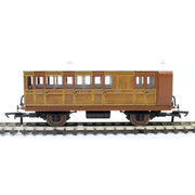 Hornby R40106 OO GNR 4 Wheel Coach Brake 3rd Class Fitted Lights 399