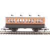 Hornby R40107 OO LSWR 4 Wheel Coach 1st Class Fitted Lights 123