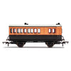 Hornby R40110 LSWR 4 Wheel Coach Brake 3rd Class Fitted Lights 179 - Era 2