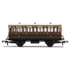 Hornby R40112 WR 4 Wheel Coach 3rd Class Fitted Lights 1889 - Era 2/3