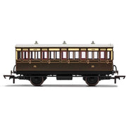 Hornby R40112 WR 4 Wheel Coach 3rd Class Fitted Lights 1889 - Era 2/3