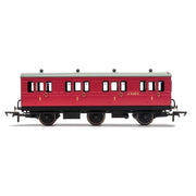 Hornby R40123 BR 6 Wheel Coach 1st Class Fitted Lights E41373 - Era 4