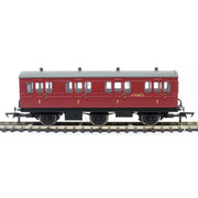 Hornby R40123 OO BR 6 Wheel Coach 1st Class Fitted Lights E41373