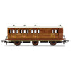 Hornby R40130 LNER 6 Wheel Coach Brake 3rd Class Fitted Lights 4589 - Era 3