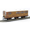 Hornby R40130 OO LNER 6 Wheel Coach Brake 3rd Class Fitted Lights 4589