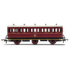Hornby R40136 NBR6 Wheel Coach 3rd Class Fitted Lights1169 - Era 2