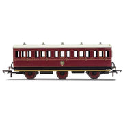 Hornby R40136 NBR6 Wheel Coach 3rd Class Fitted Lights1169 - Era 2